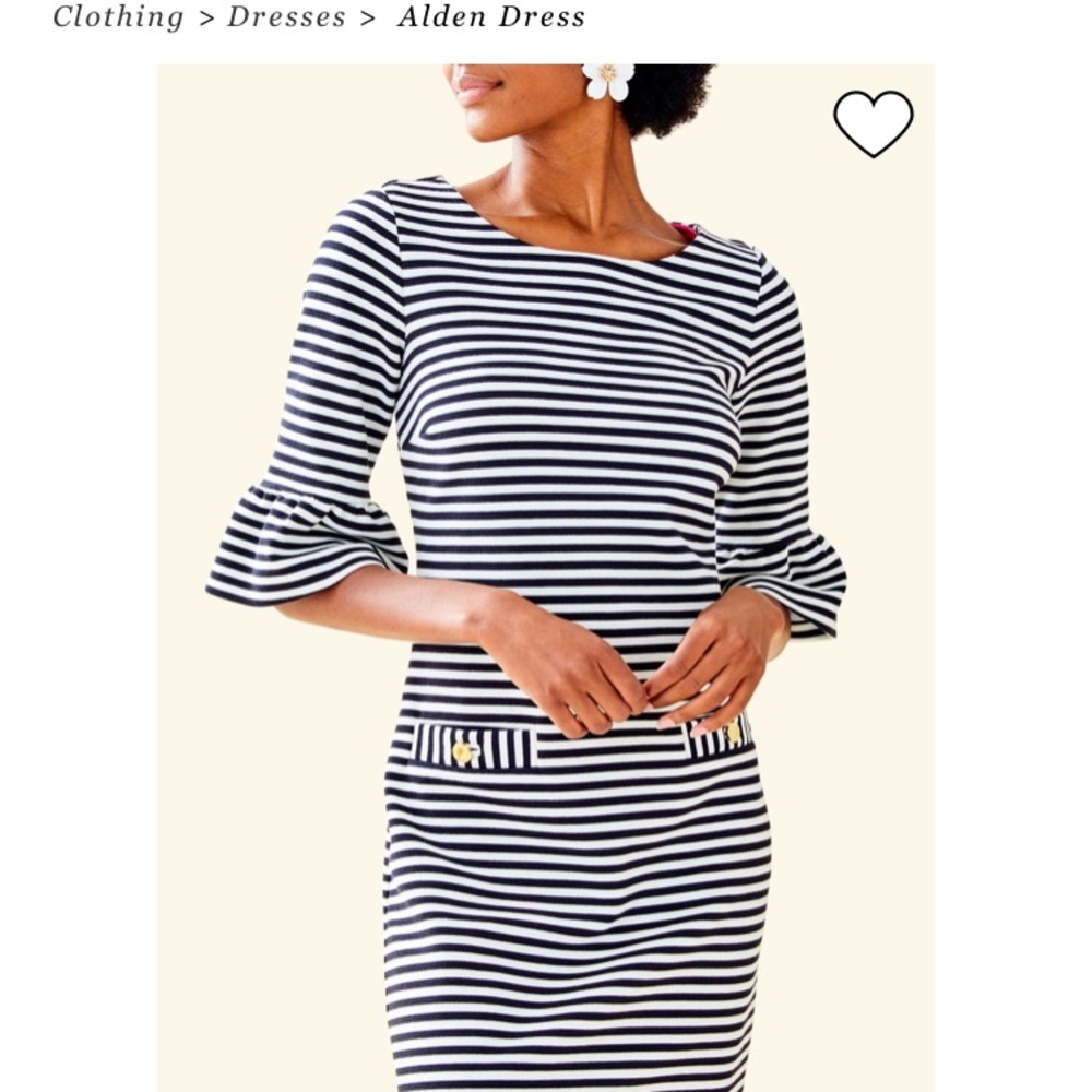 Lilly Pulitzer like new Alden printed French terry dress